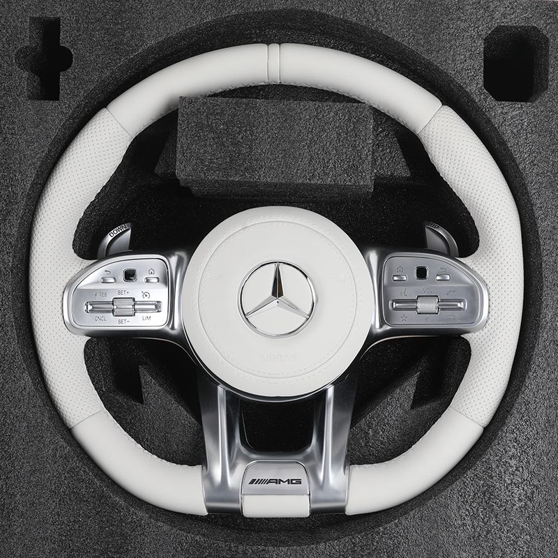 Volant blanc pour Mercedes GL X166 W205 W211 E63 AMG