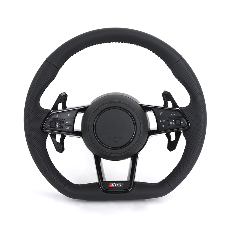 Volant en cuir R8 pour Audi A6 C7 C6 A7 A3 A4 RS3 RS5 RS6 RS7